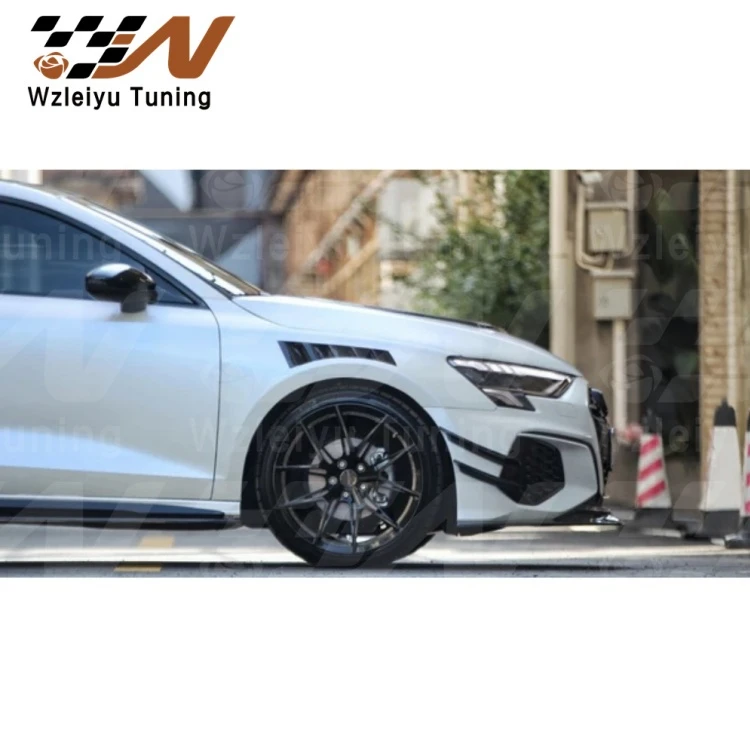 New Style Dry Carbon Fiber Front Fenders Fit For Audi S3 A3 8Y 21-24
